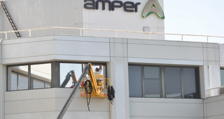 AMPER confía en GRUPO PROSOL para la instalación de láminas solares en sus oficinas de Madrid